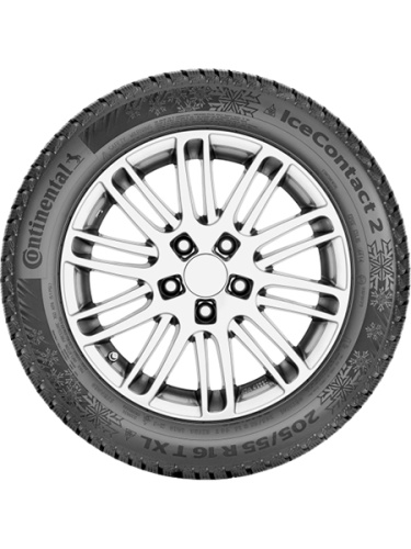 фото протектора и шины IceContact 2 Шина Continental IceContact 2 185/60 R15 88T