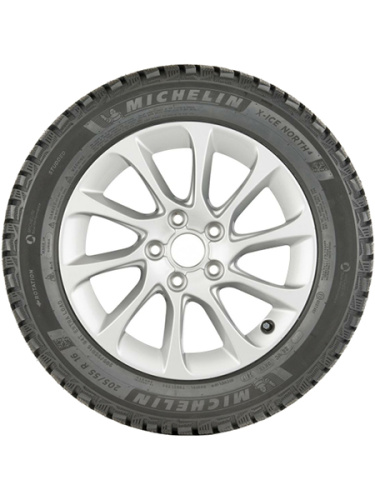 фото протектора и шины X-Ice North 4 Шина Michelin X-Ice North 4 225/55 R17 101T